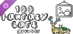 100 Fantasy Cats - Artbook
