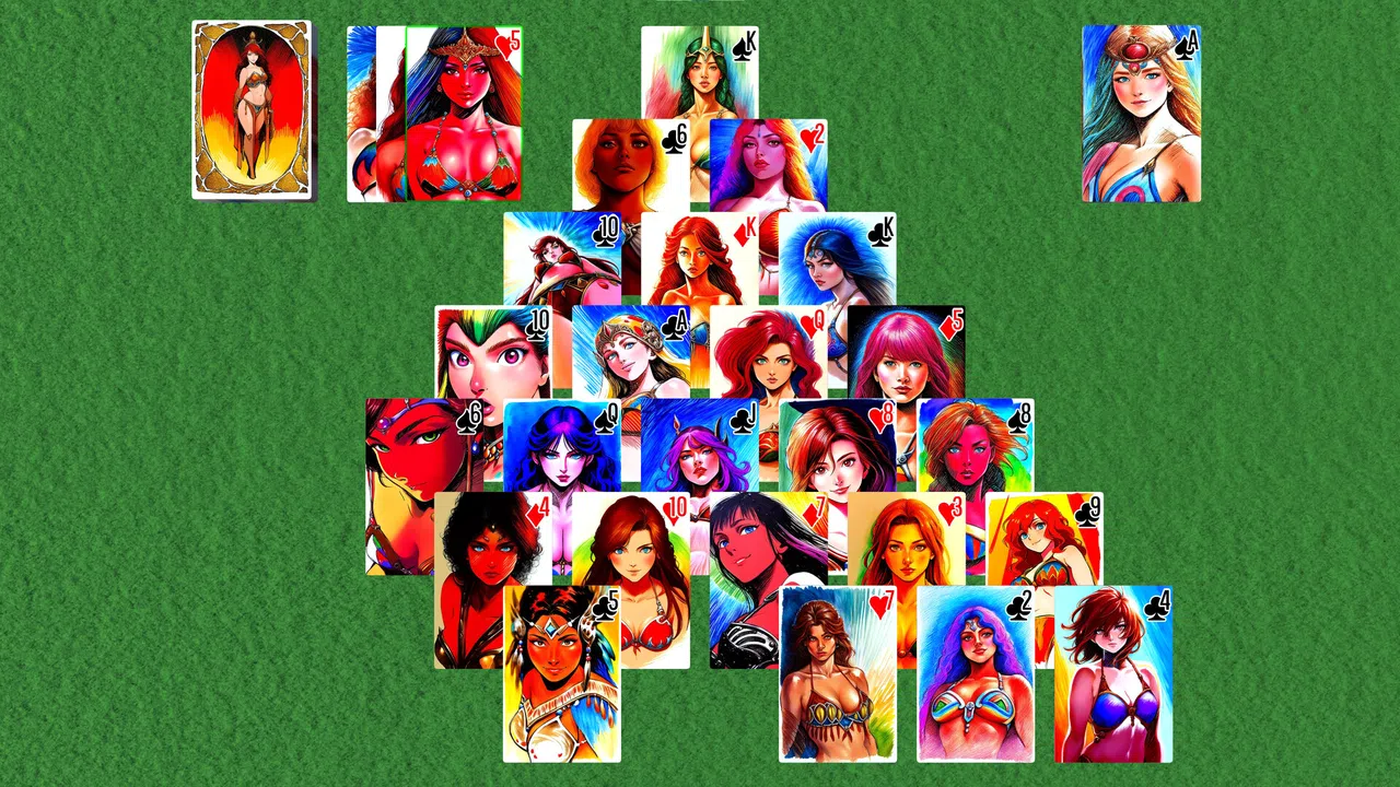 AI Solitaire - Sketchy Ladies Screenshot 6