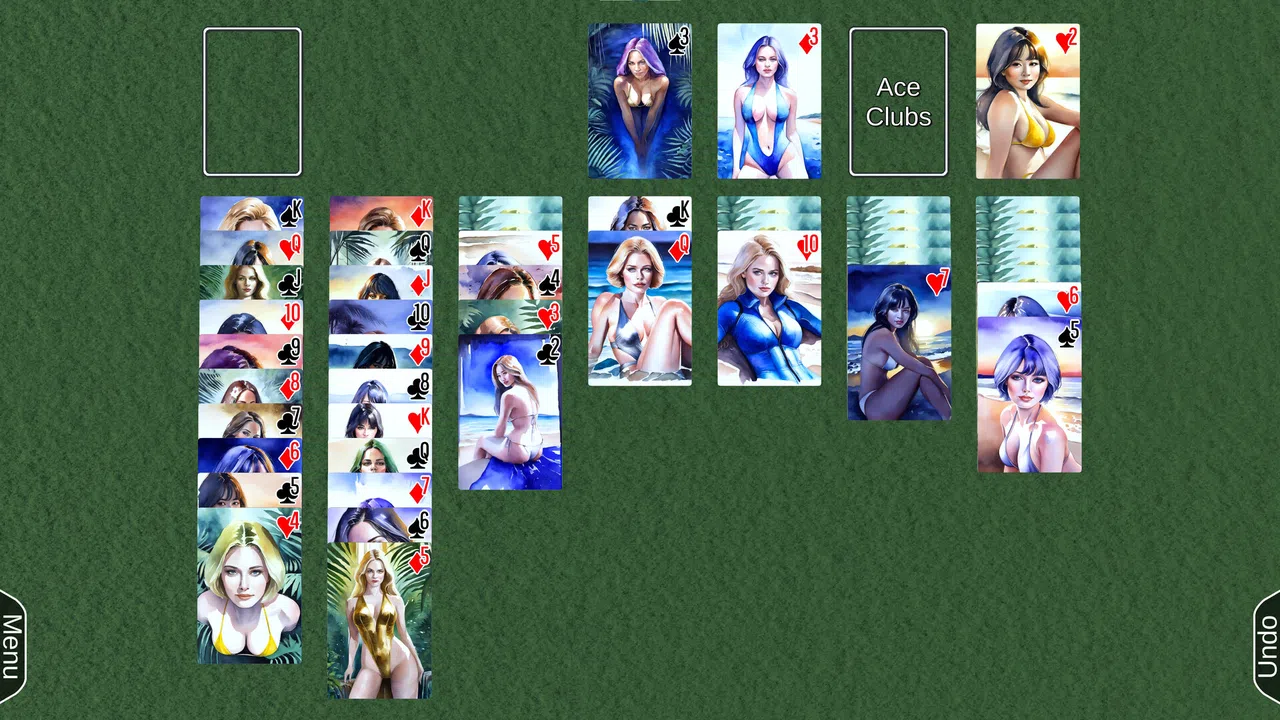 AI Solitaire - Sketchy Ladies Screenshot 16