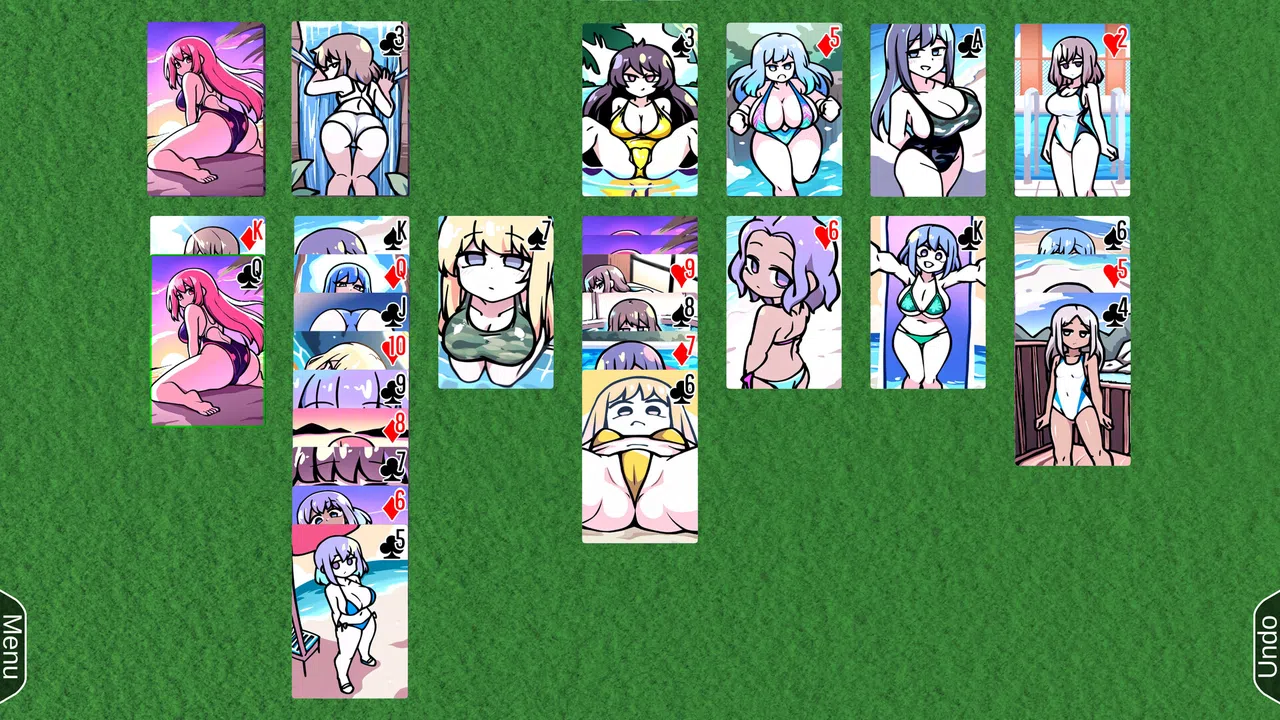 AI Solitaire - Sketchy Ladies Screenshot 4