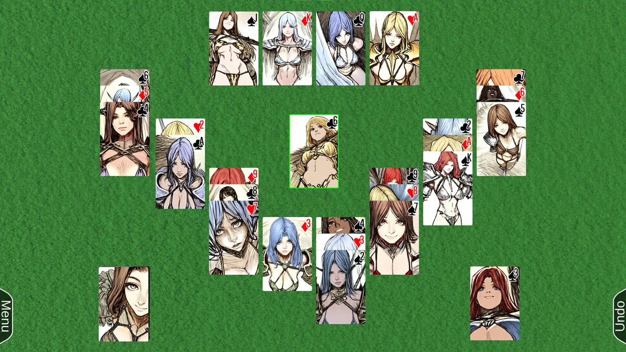 AI Solitaire - Sketchy Ladies Screenshot 10