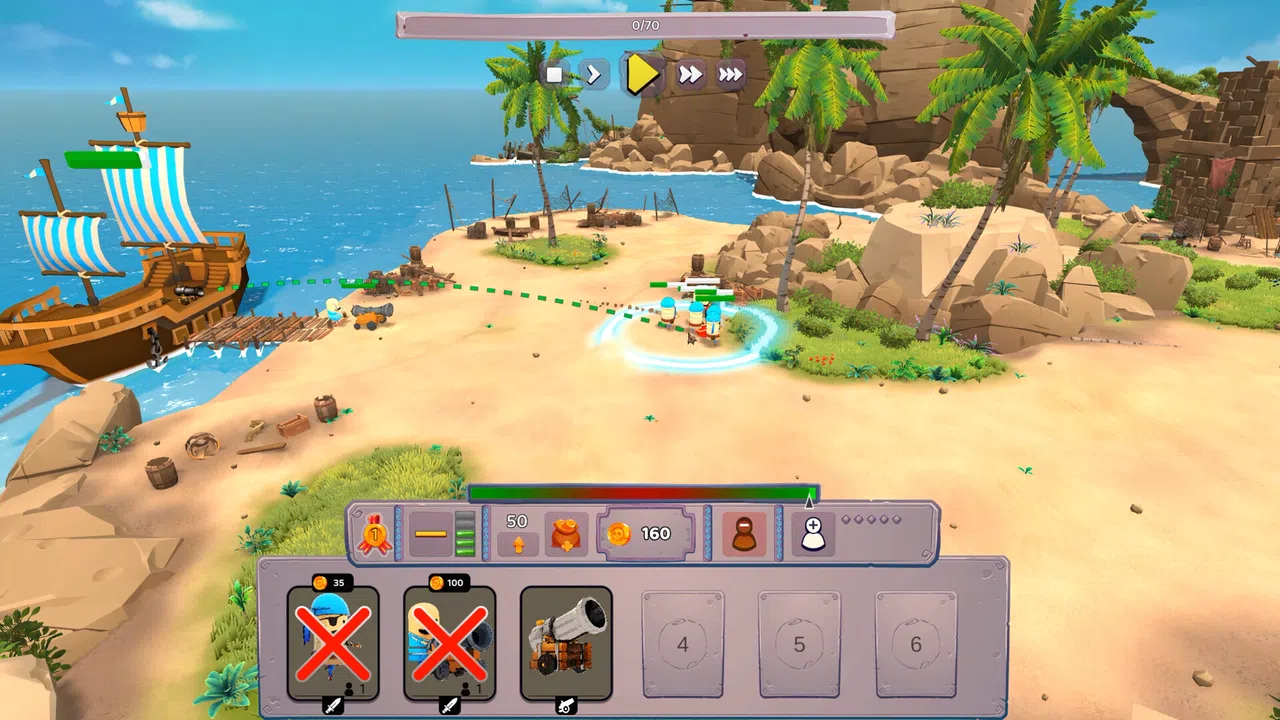 Pirate Rush Screenshot 1
