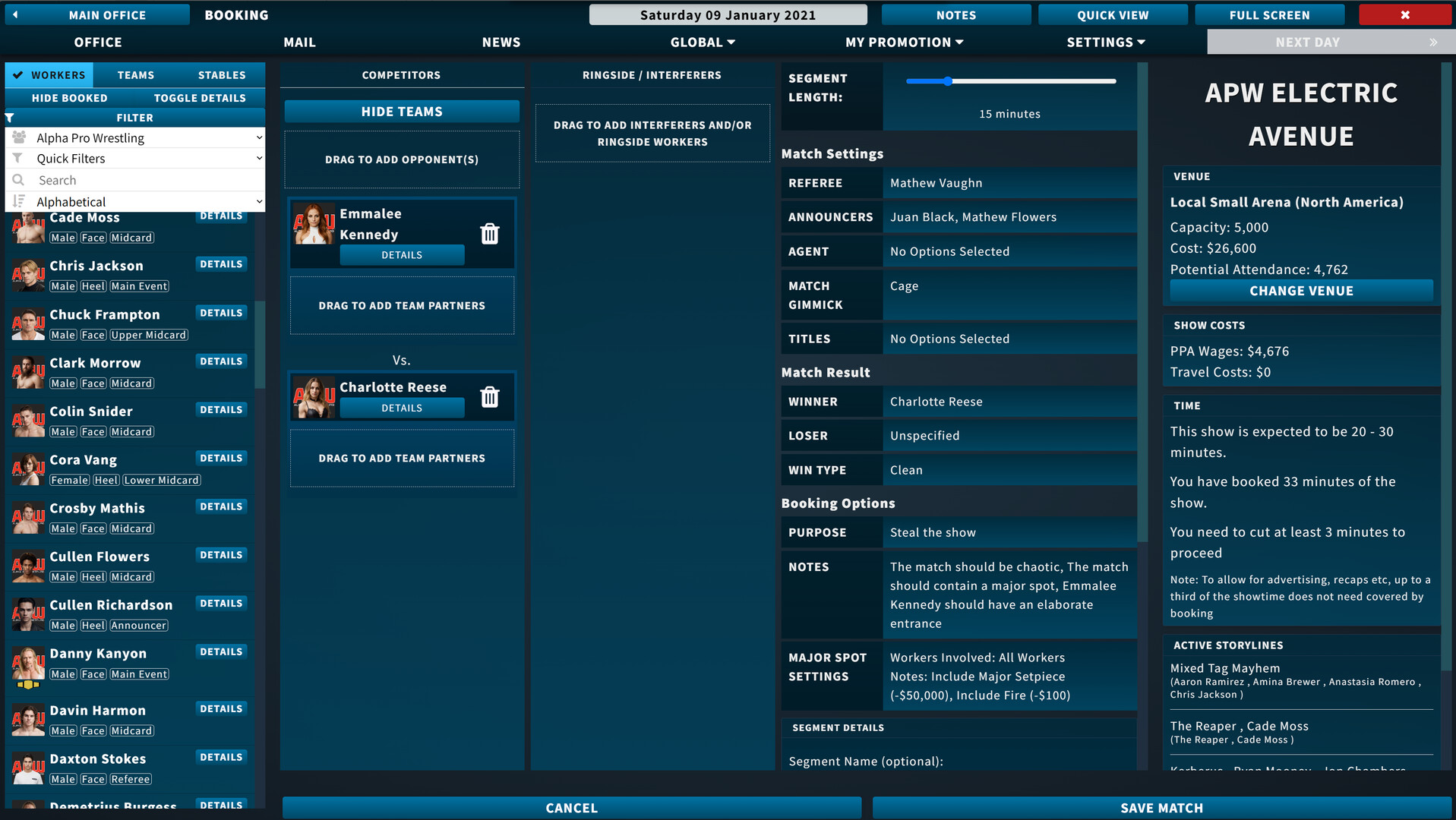 Pro Wrestling Sim Screenshot 4