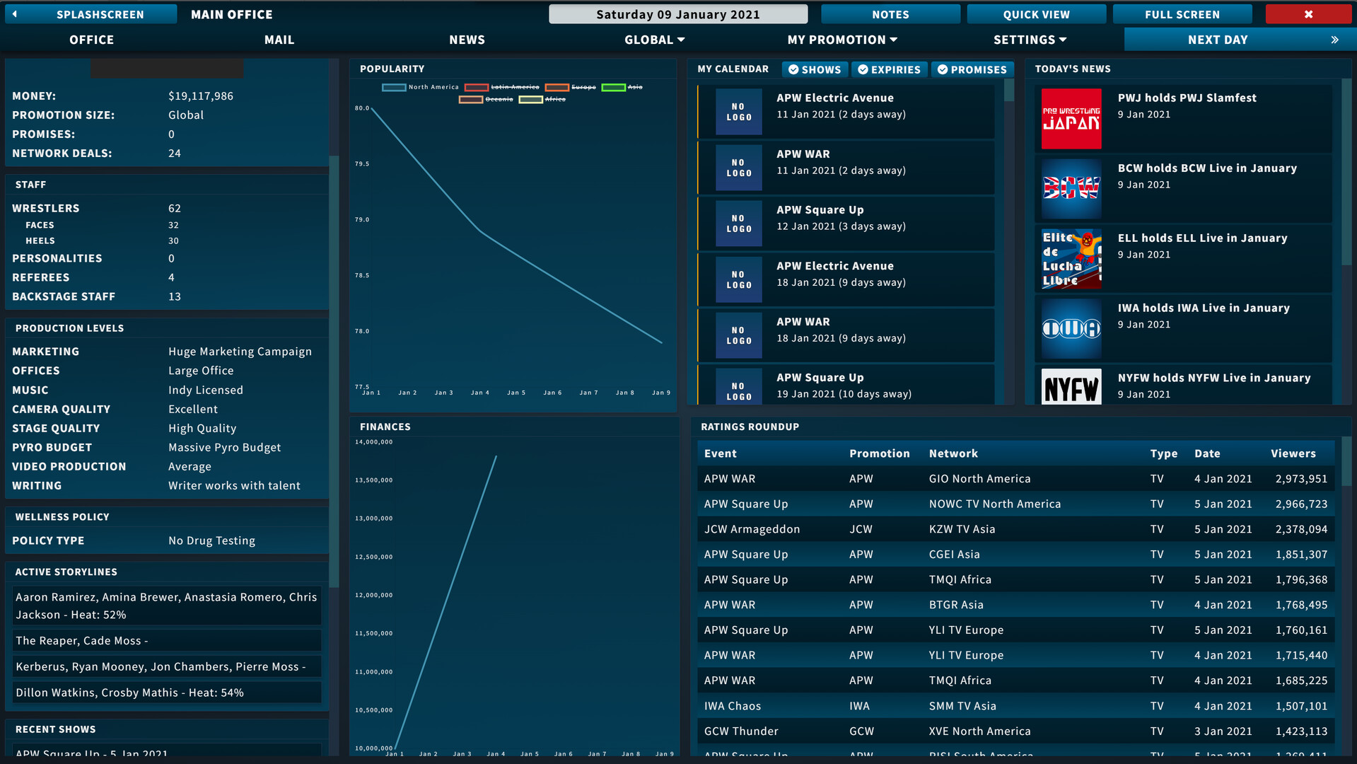 Pro Wrestling Sim Screenshot 3