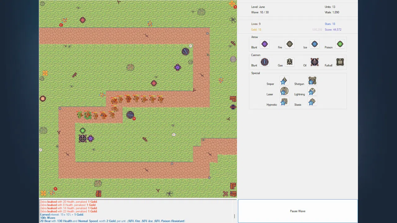 Fluffy Tower Defense Screenshot 1