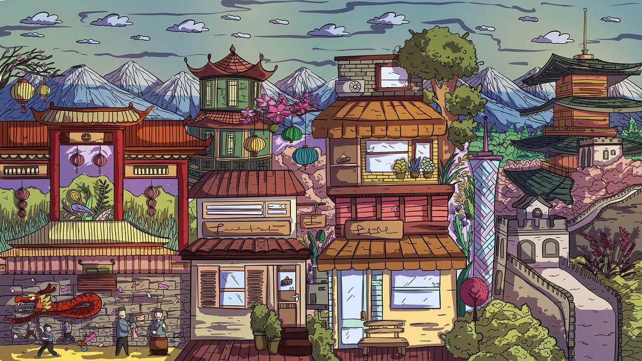 100 China Cats - Artbook Screenshot 1