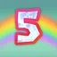 See rainbow, vow to rainbow icon