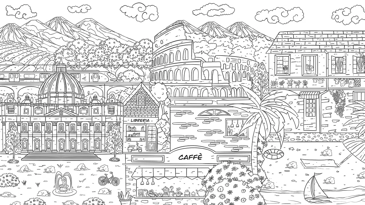 100 Italy Cats - Artbook Screenshot 0