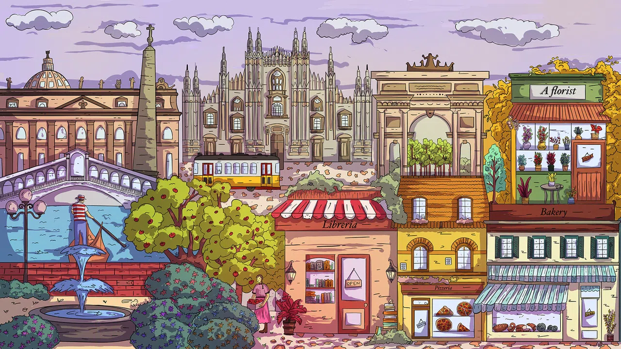 100 Italy Cats - Artbook Screenshot 1