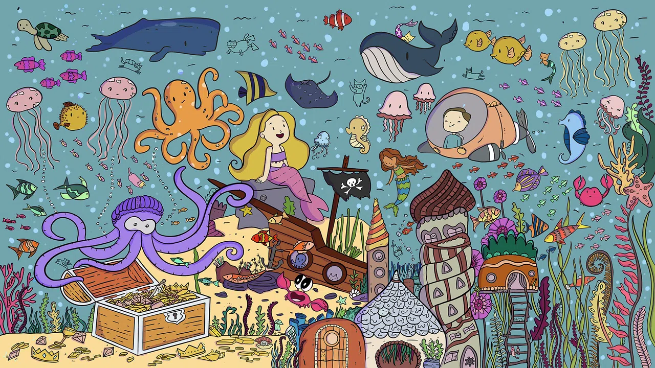 100 Sea Cats - Artbook Screenshot 1