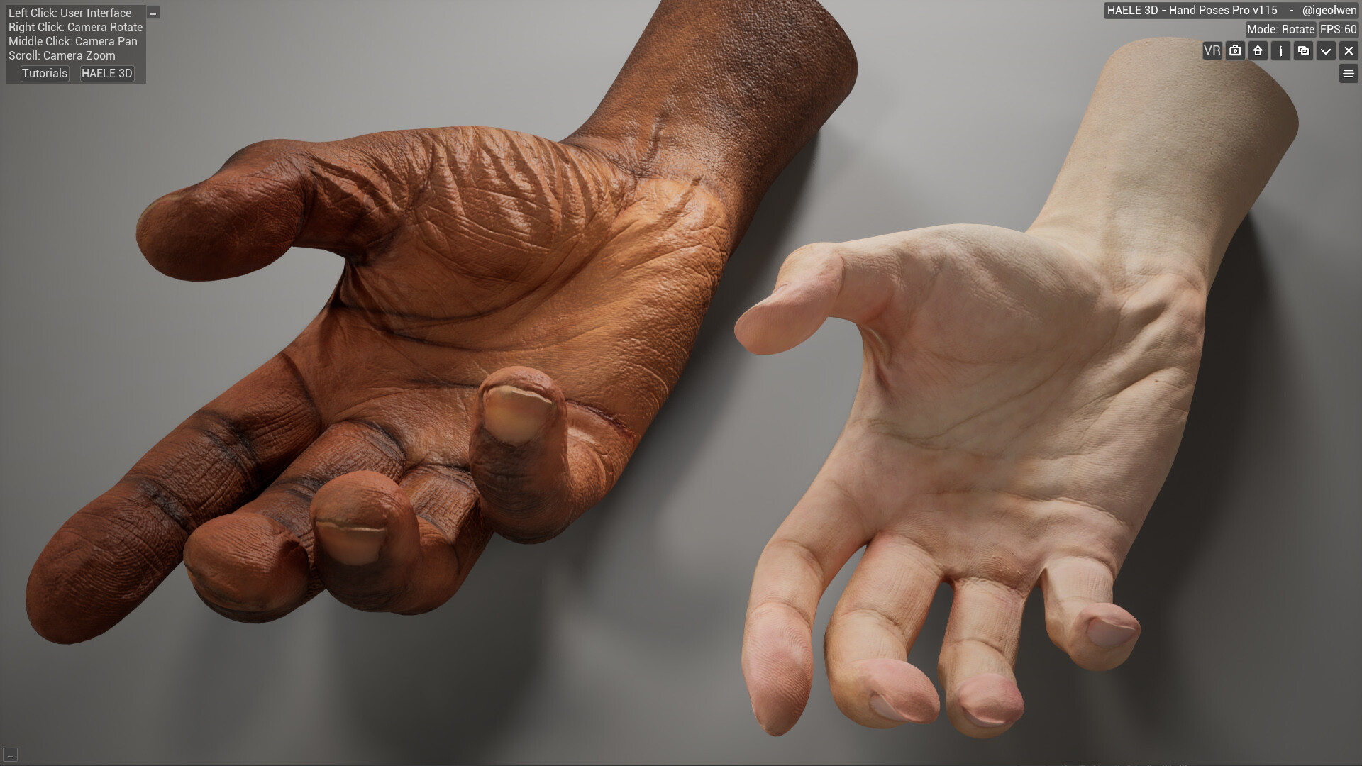 HAELE 3D - Hand Poses Pro - Drawing References Screenshot 20