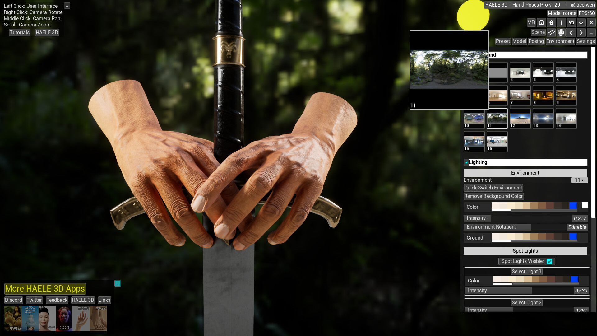 HAELE 3D - Hand Poses Pro - Drawing References Screenshot 17