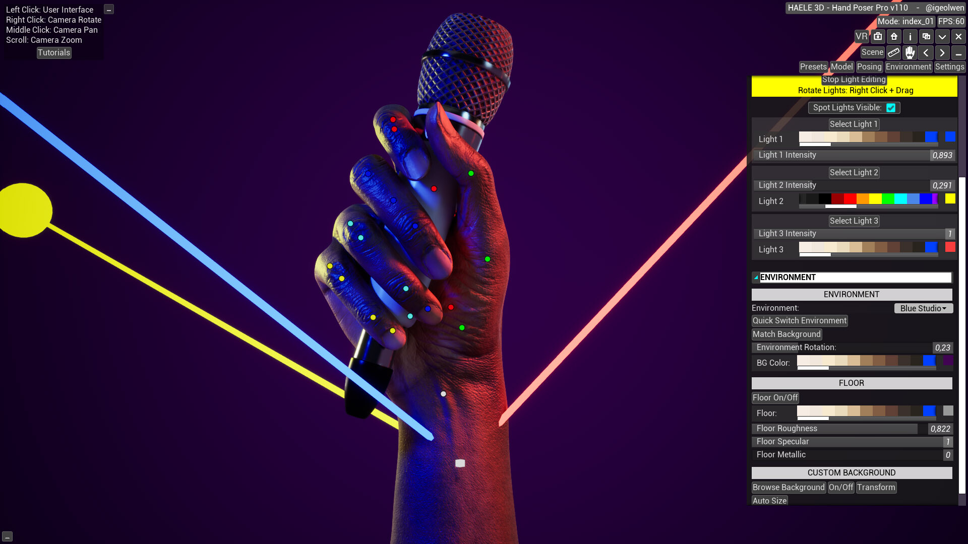 HAELE 3D - Hand Poses Pro - Drawing References Screenshot 7