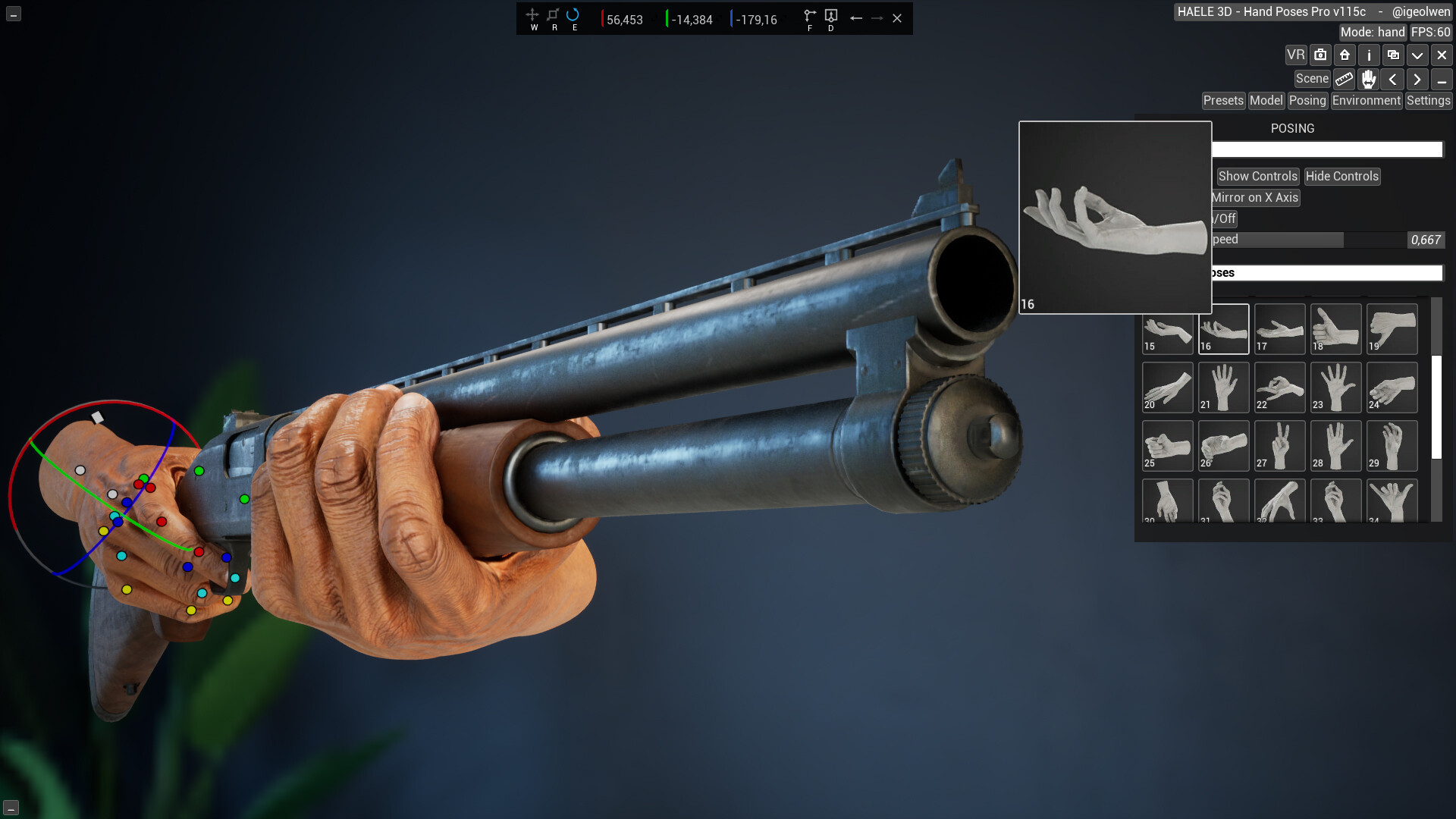 HAELE 3D - Hand Poses Pro - Drawing References Screenshot 3