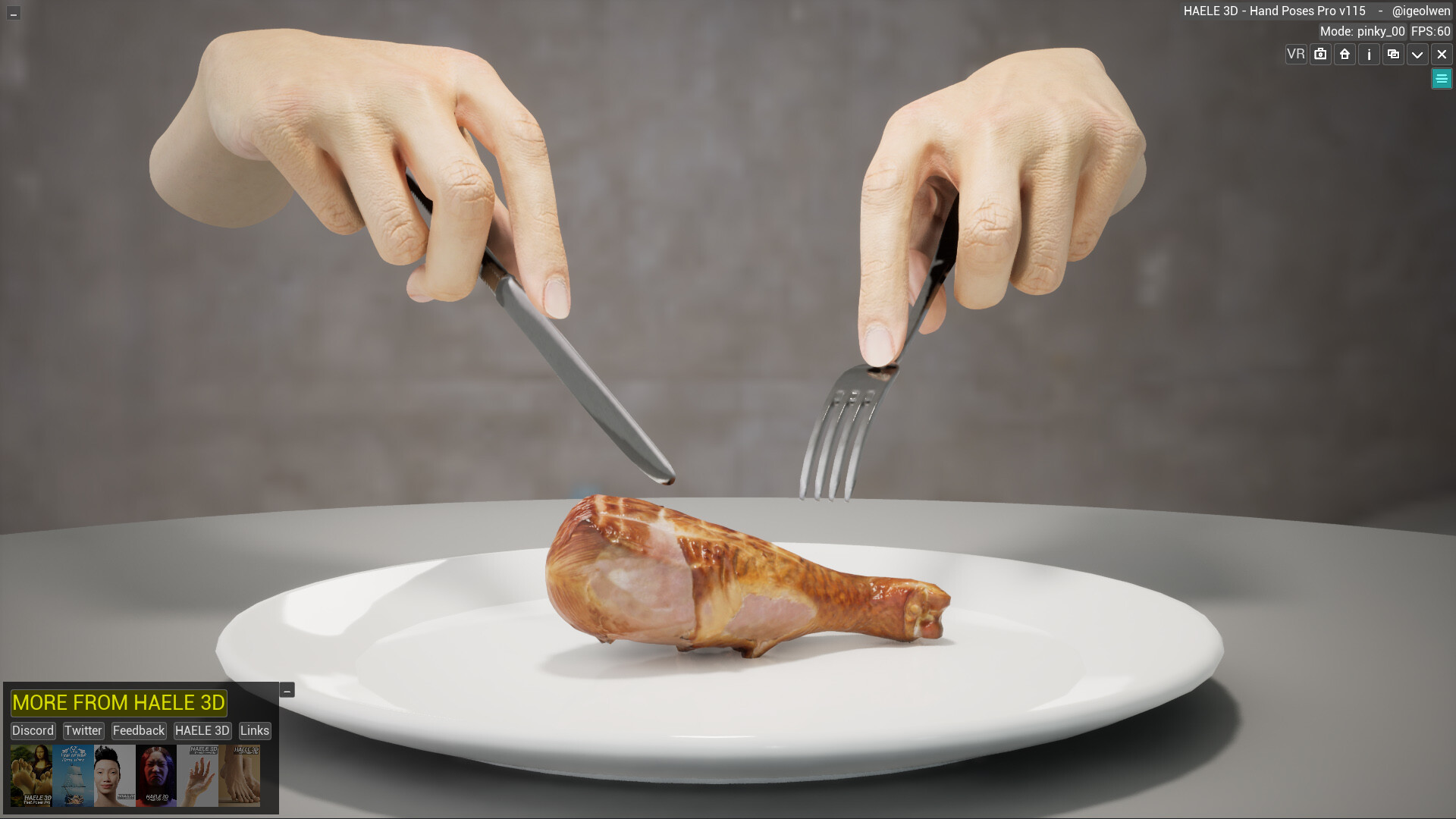 HAELE 3D - Hand Poses Pro - Drawing References Screenshot 4