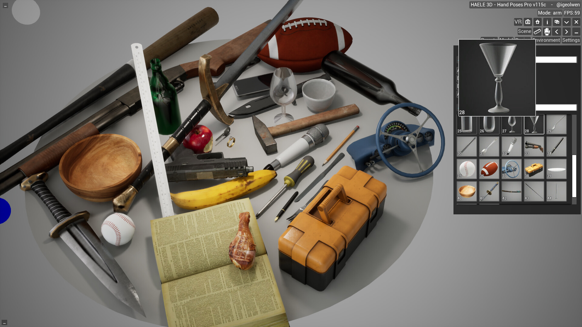 HAELE 3D - Hand Poses Pro - Drawing References Screenshot 2