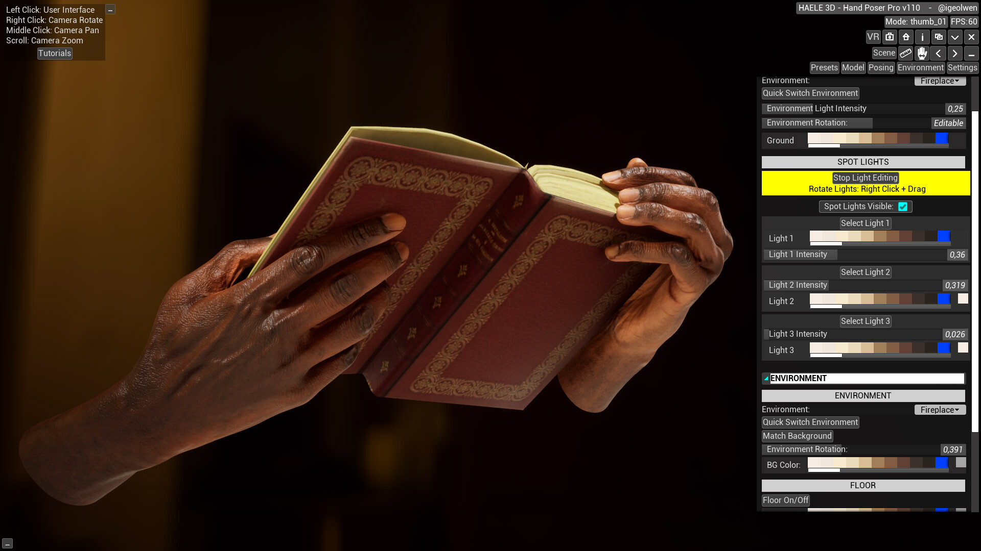 HAELE 3D - Hand Poses Pro - Drawing References Screenshot 16