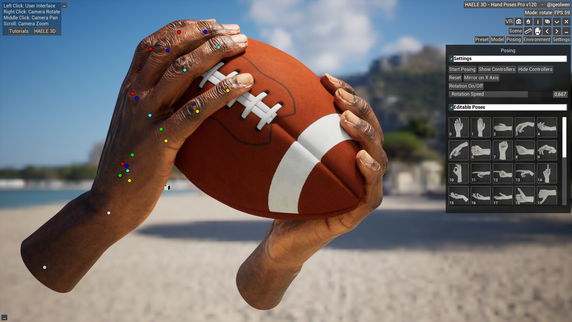 HAELE 3D - Hand Poses Pro - Drawing References Screenshot 18