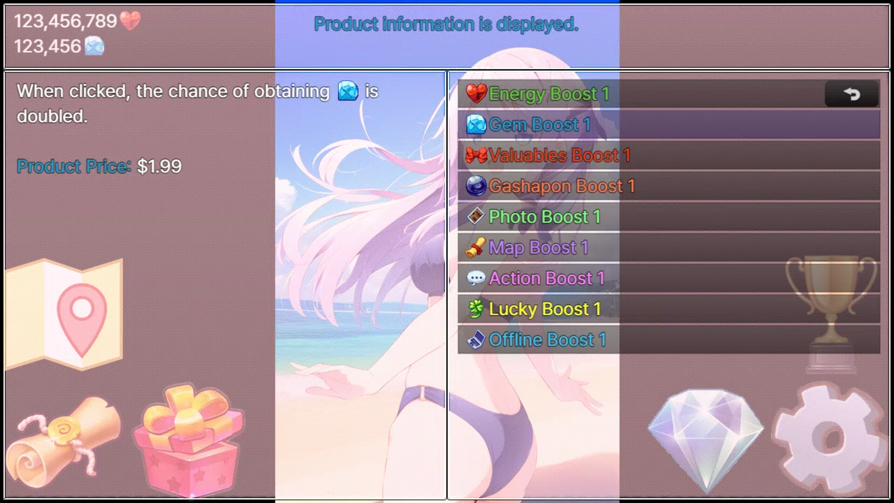 Naomi Clicker Boost DLC vol.1 Screenshot 1