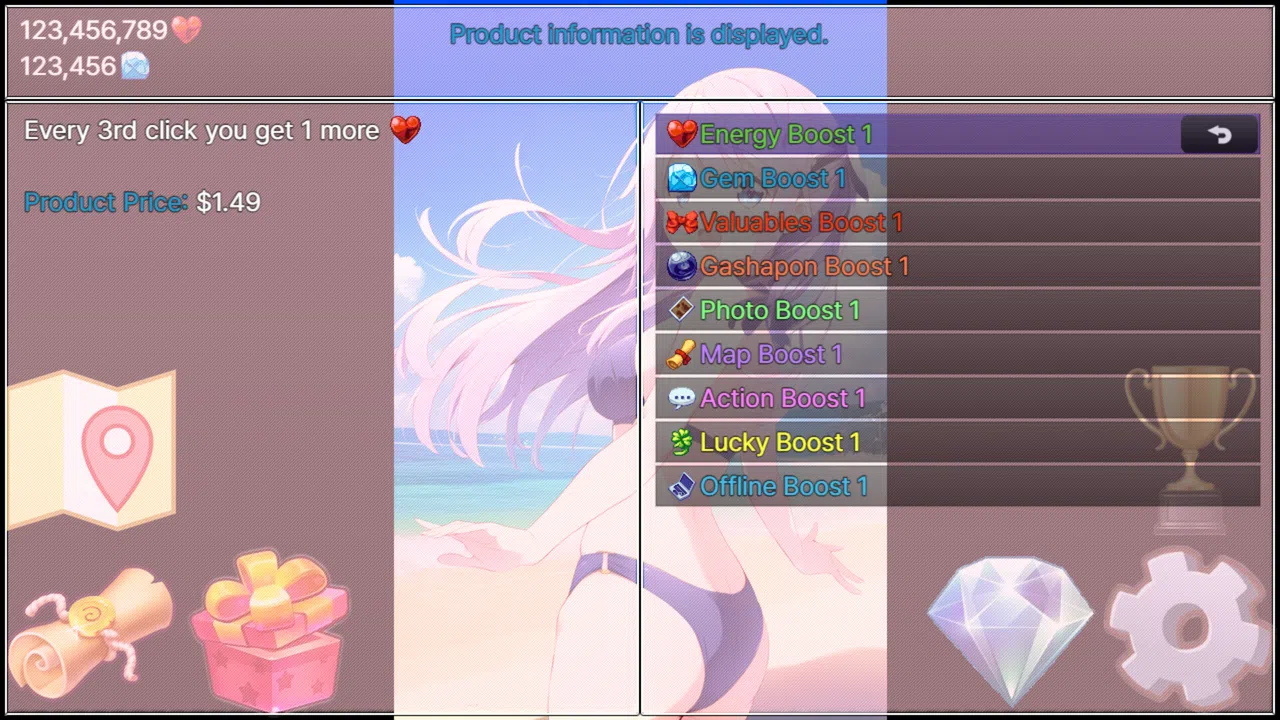 Naomi Clicker Boost DLC vol.1 Screenshot 0