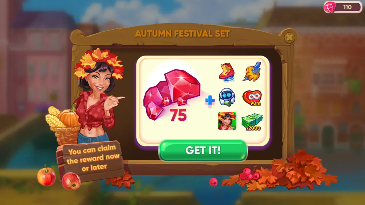 Cafe Dash: Cooking, Diner Game - Autumn Festival Set Screenshot 0