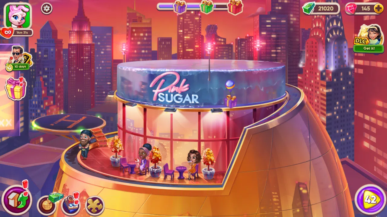 Cafe Dash: Cooking, Diner Game - Festive Celebration Set Screenshot 1