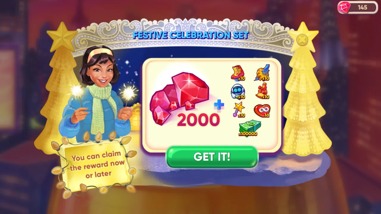 Cafe Dash: Cooking, Diner Game - Festive Celebration Set Screenshot 0