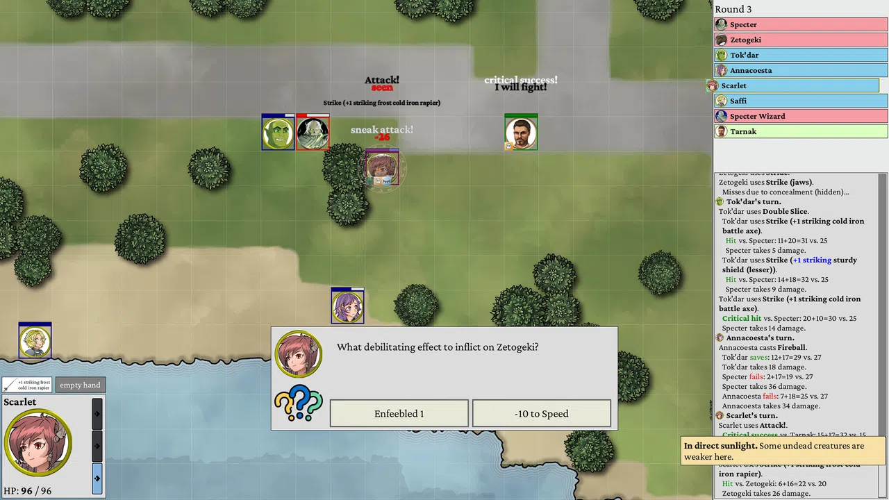 Dawnsbury Days - Good Little Children Never Grow Up Screenshot 3