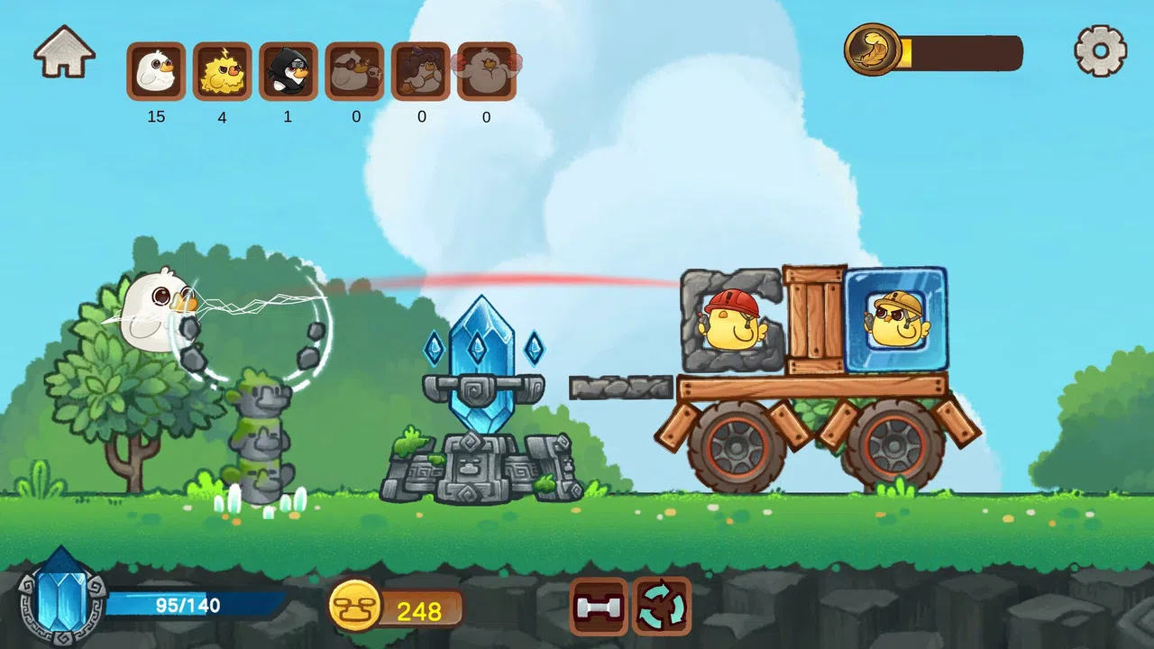 Fowl Brawl: When Chickens Fly Screenshot 0