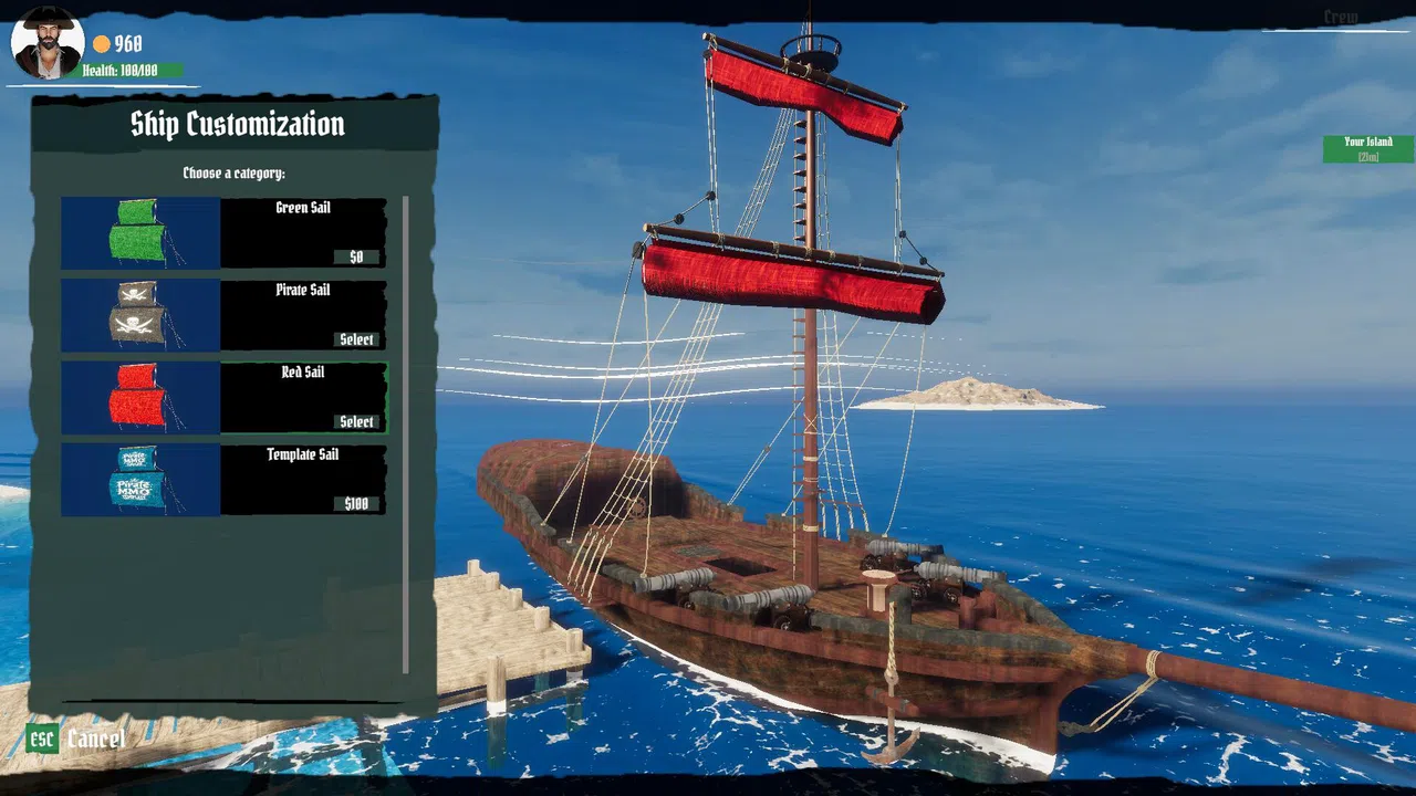 Pirate Skulls and Sails Online Screenshot 3