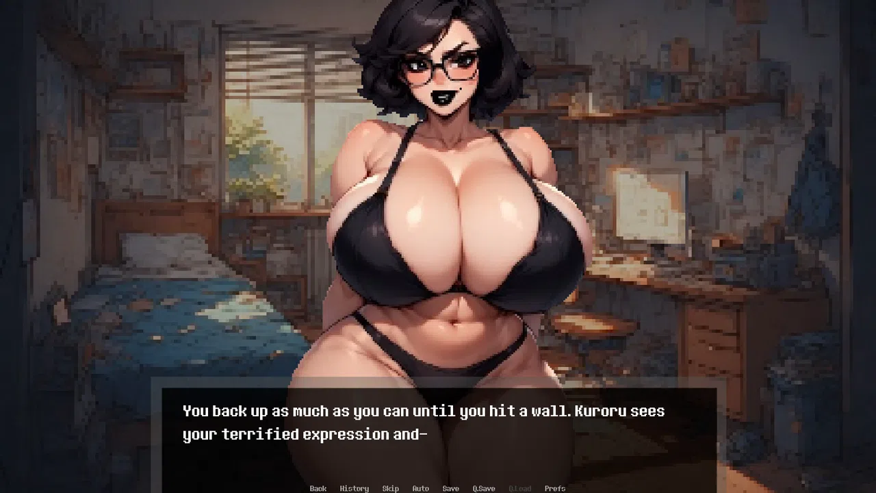 Dominated by: Yandere Goth Sensei Screenshot 4