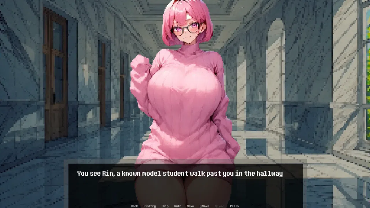 Dominated by: Yandere Goth Sensei Screenshot 3
