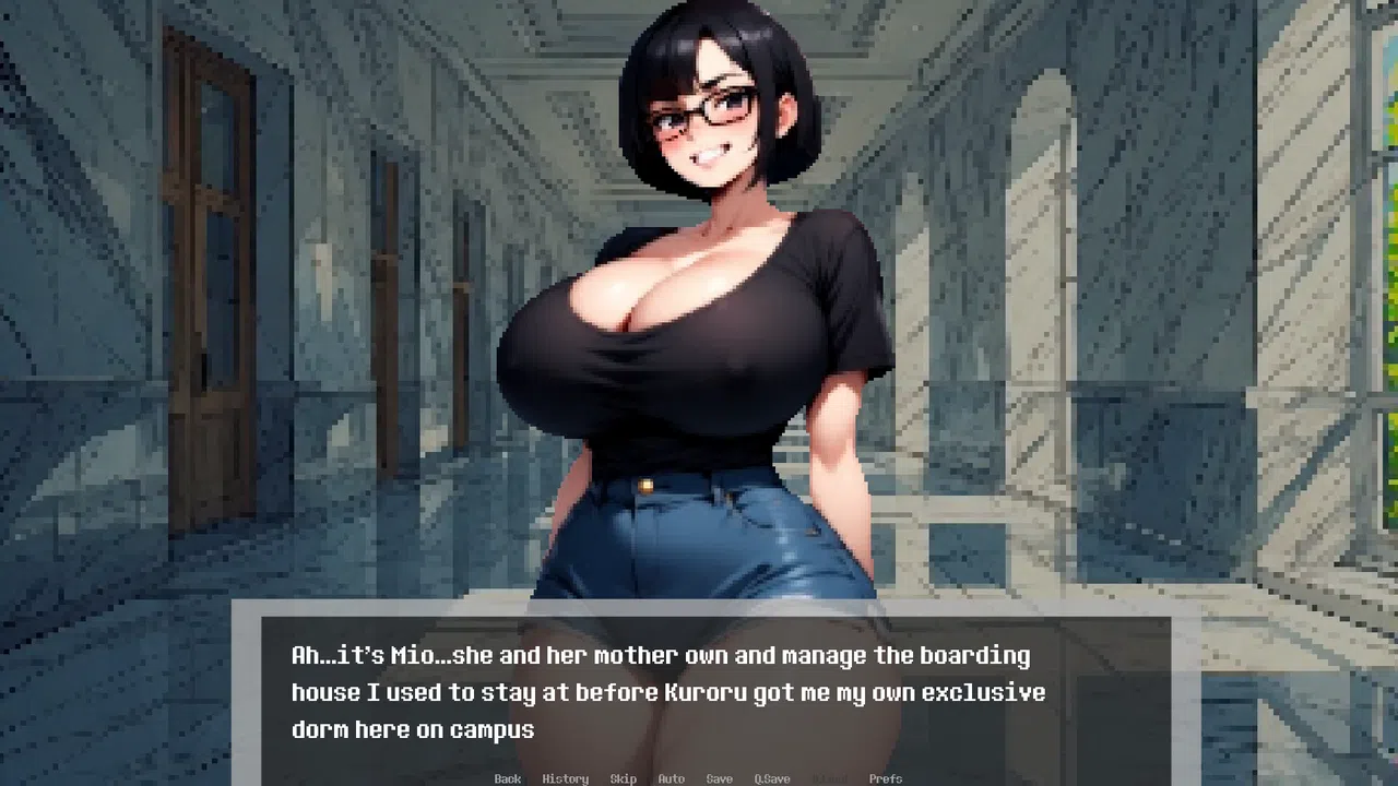 Dominated by: Yandere Goth Sensei Screenshot 1