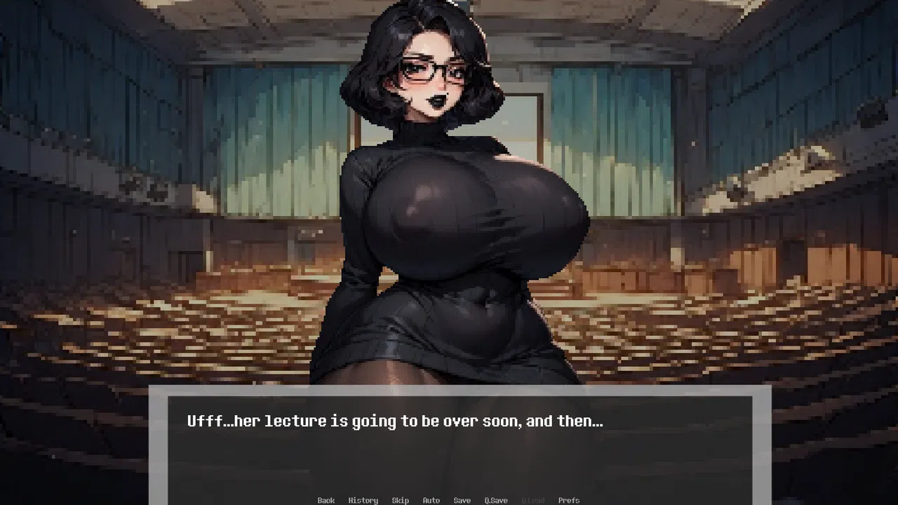 Dominated by: Yandere Goth Sensei Screenshot 0