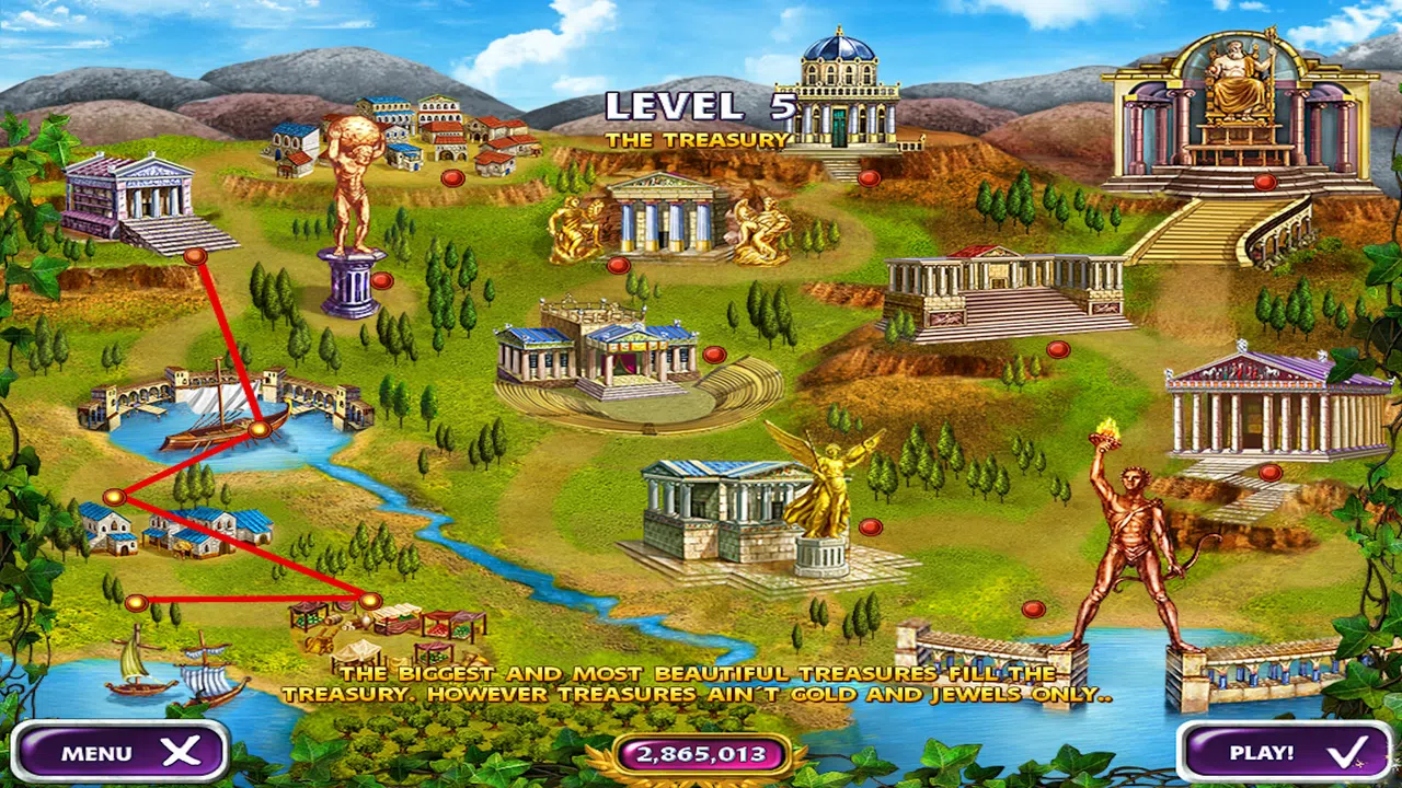 Mahjong Mysteries - Ancient Athena Screenshot 2