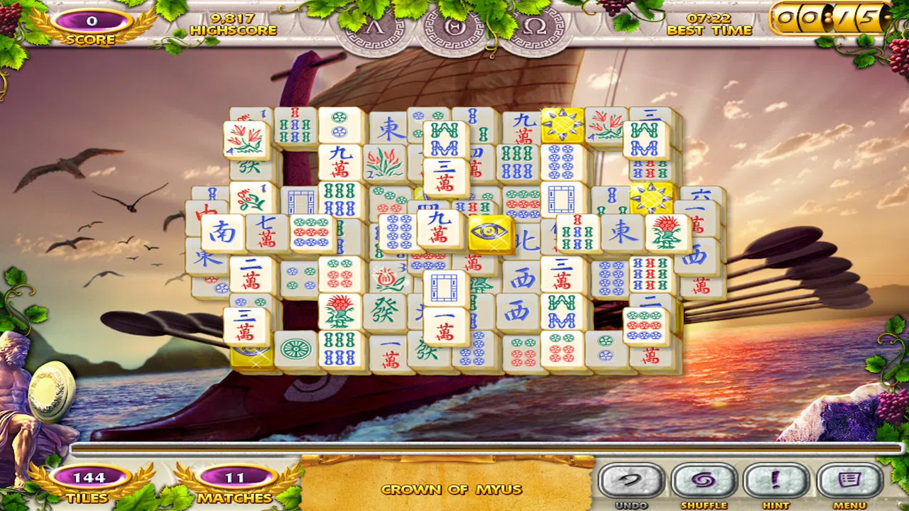 Mahjong Mysteries - Ancient Athena Screenshot 1