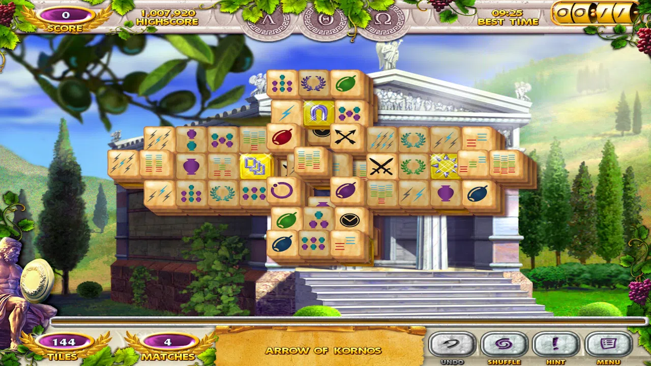 Mahjong Mysteries - Ancient Athena Screenshot 0