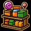 Unlock all shelves in one kiosk icon