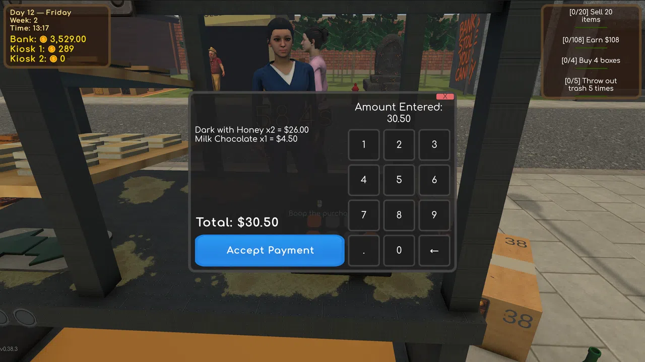 Choco Kiosk Simulator Screenshot 10