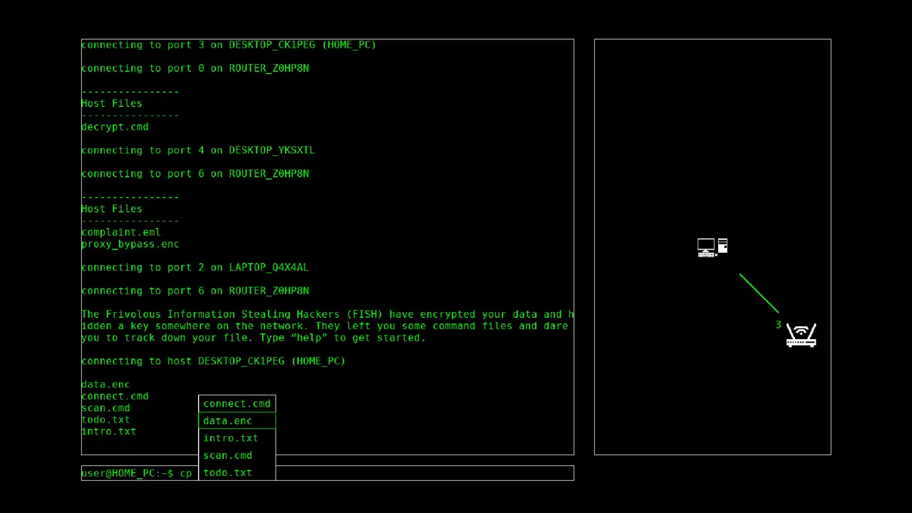 HACK.BAK Screenshot 2