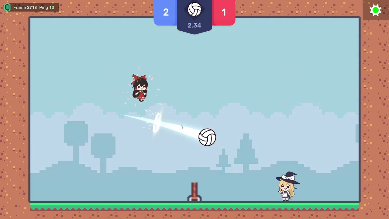 Touhou Volleyball Screenshot 0