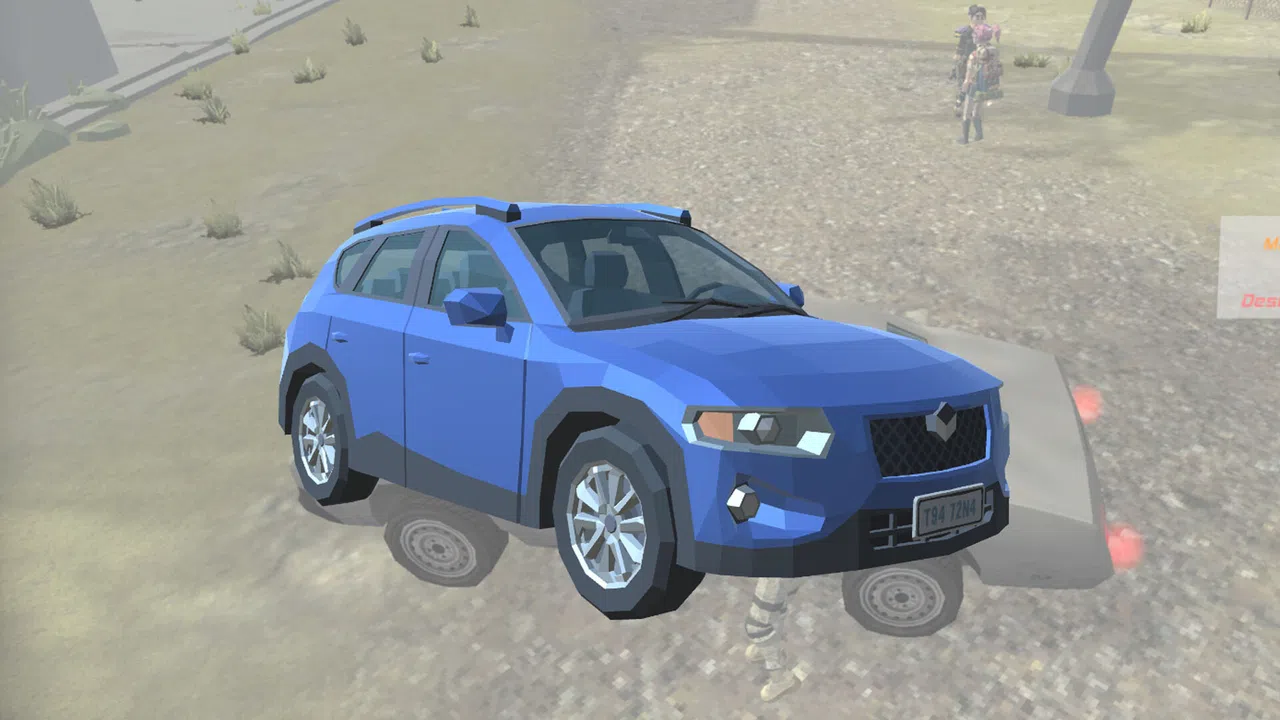 LivingBattle Blue Mid Size Car Screenshot 0