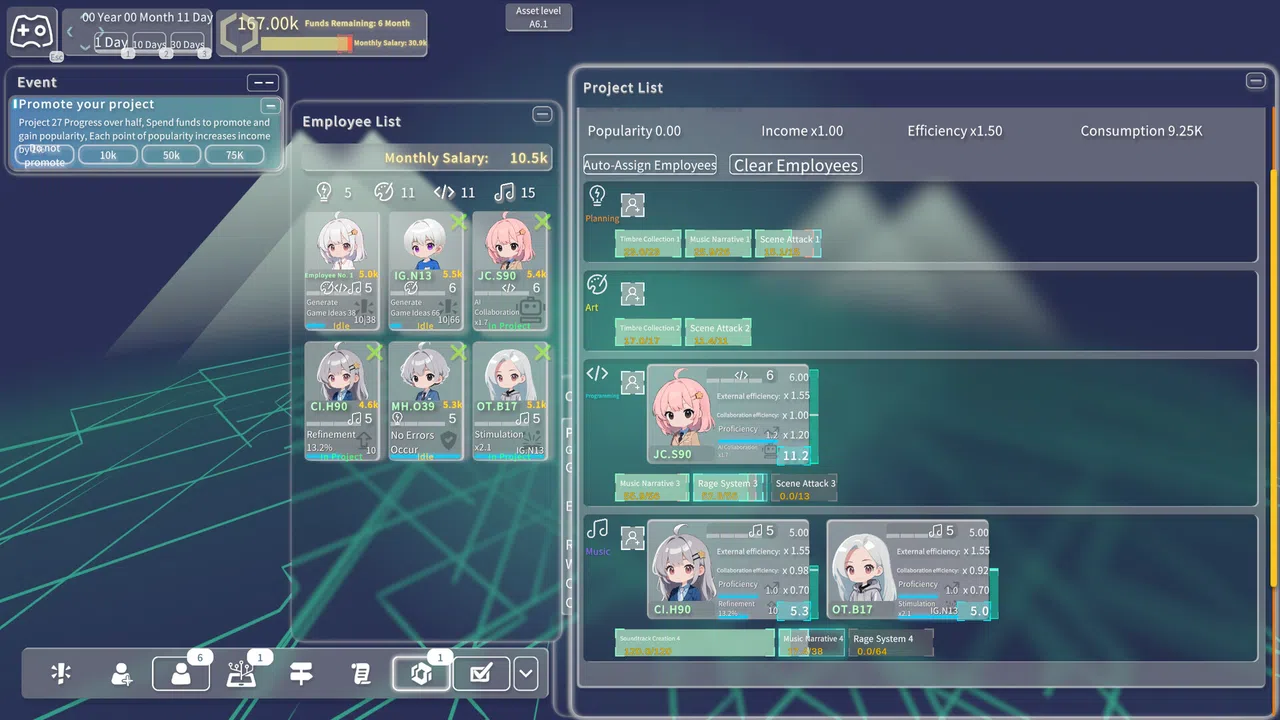 Game Tech Simulator Screenshot 0