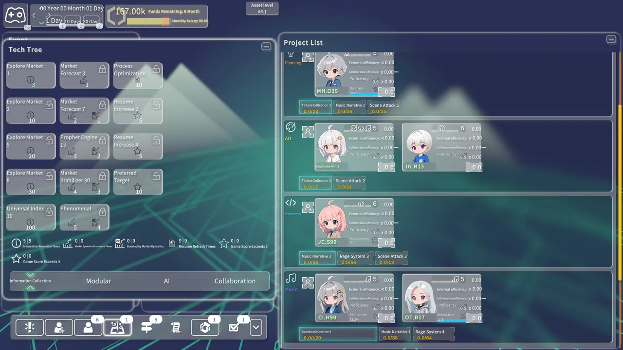 Game Tech Simulator Screenshot 1