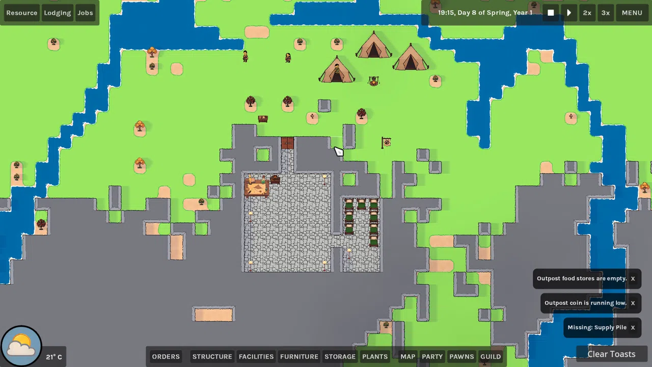 Wanderers' Outpost Demo Screenshot 1