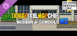 RPG Maker MZ - DorapixelMapChips - Modern JP Schools