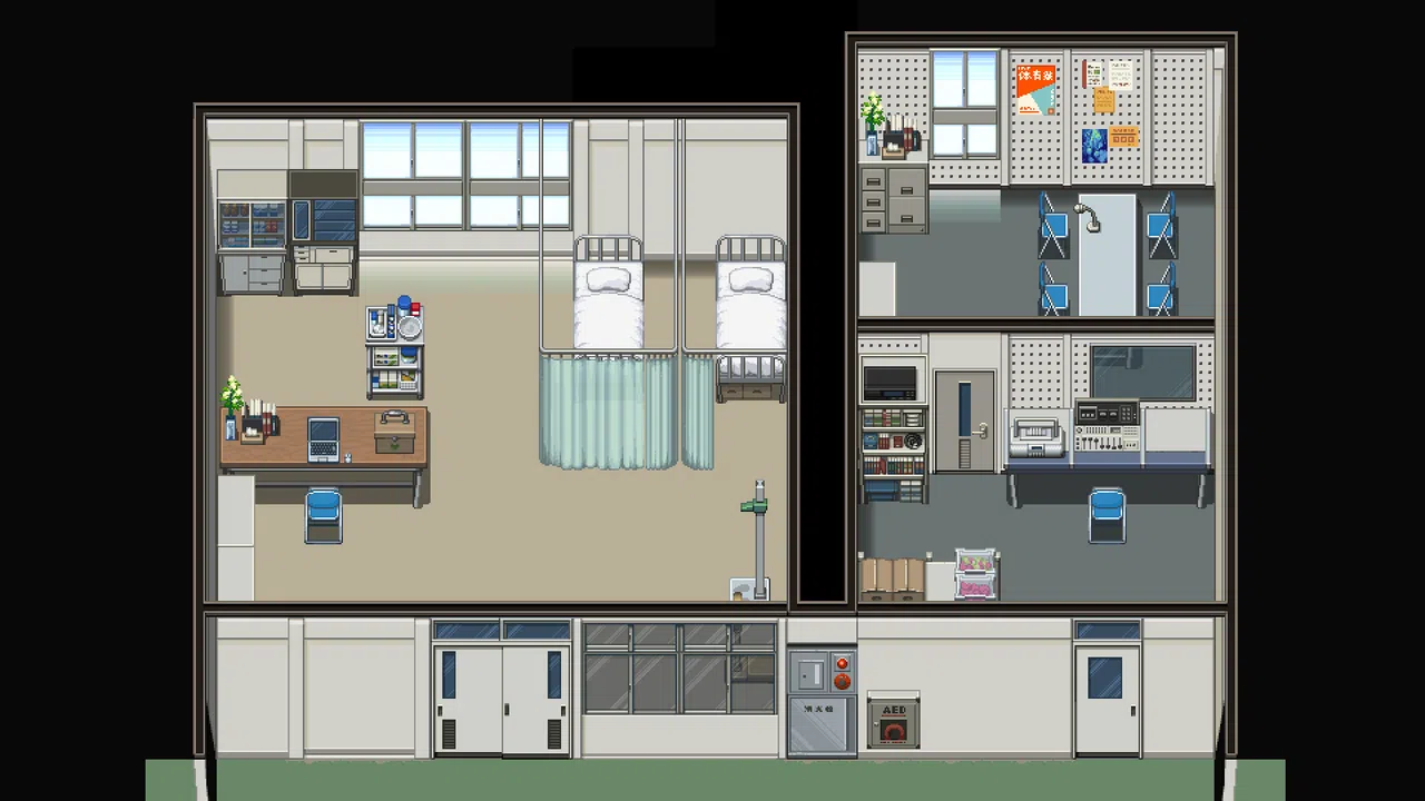 RPG Maker MZ - DorapixelMapChips - Modern JP Schools Screenshot 3