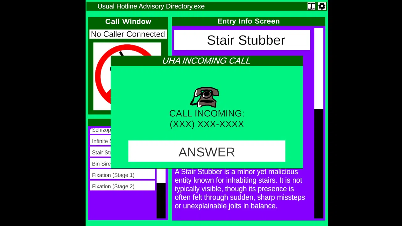Un-Usual Hotline Screenshot 2
