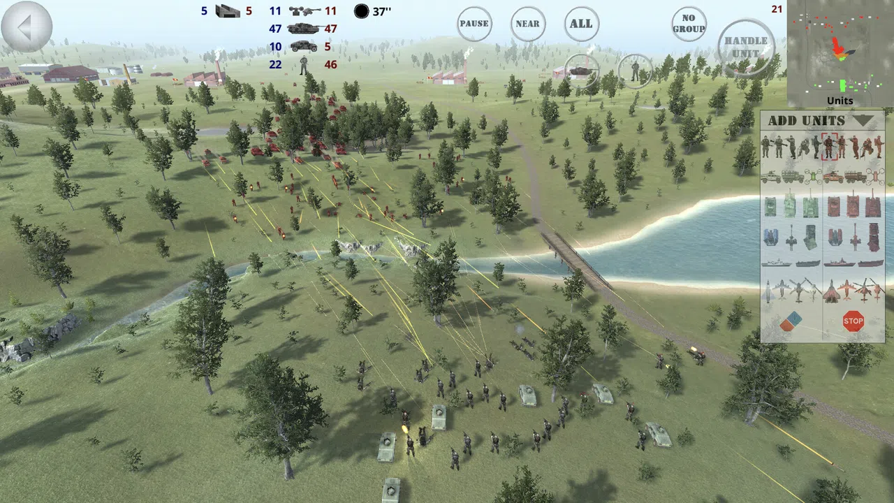 Battle 3D - Strategy game - Nature Campaign Screenshot 2