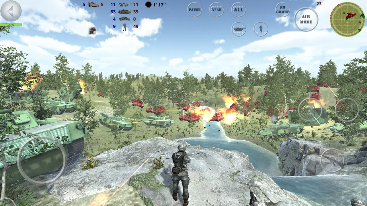 Battle 3D - Strategy game - Nature Campaign Screenshot 1